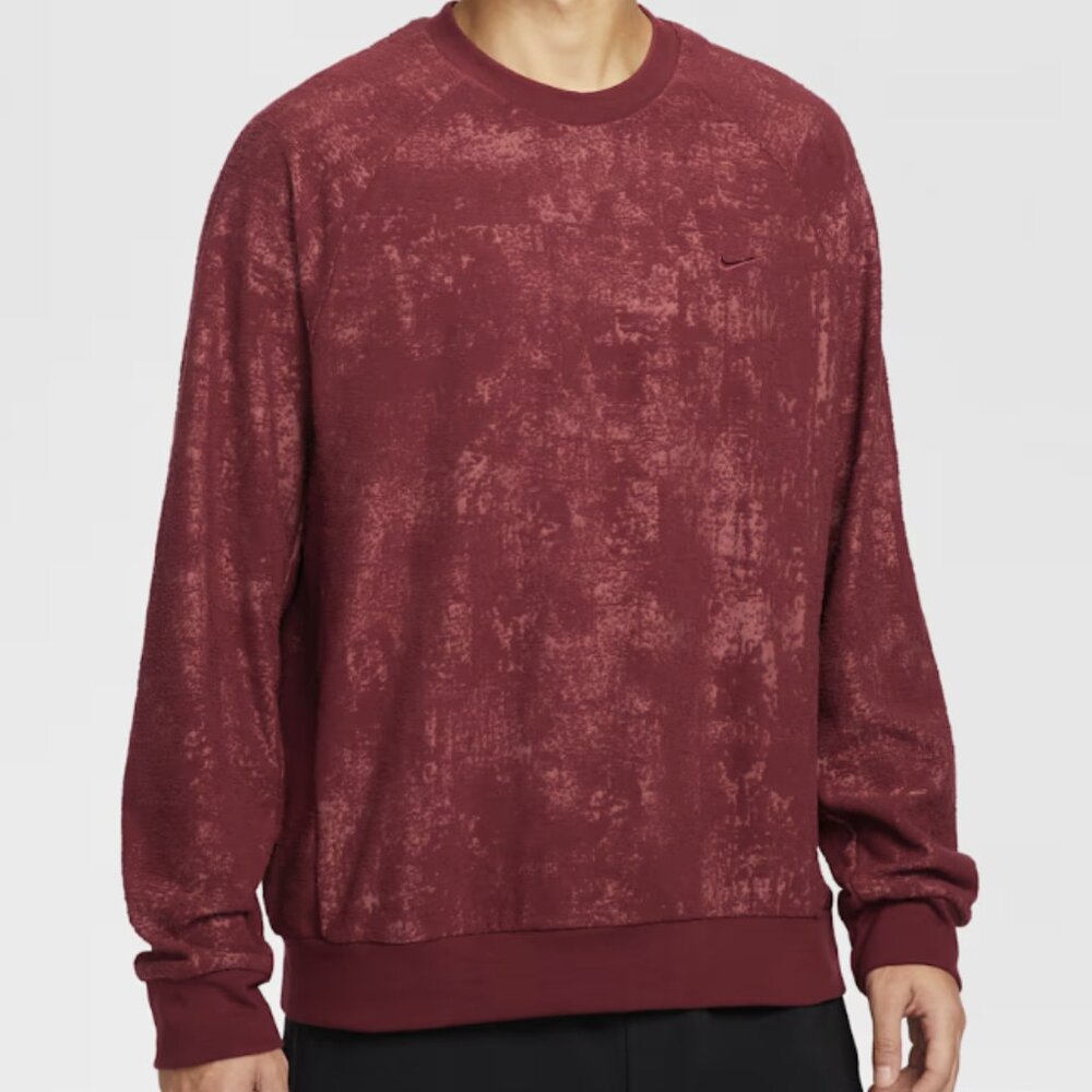 Nike • Primary Therma-FIT Versatile Crew • Dark Team Red • Men’s L - Picture 7 of 9